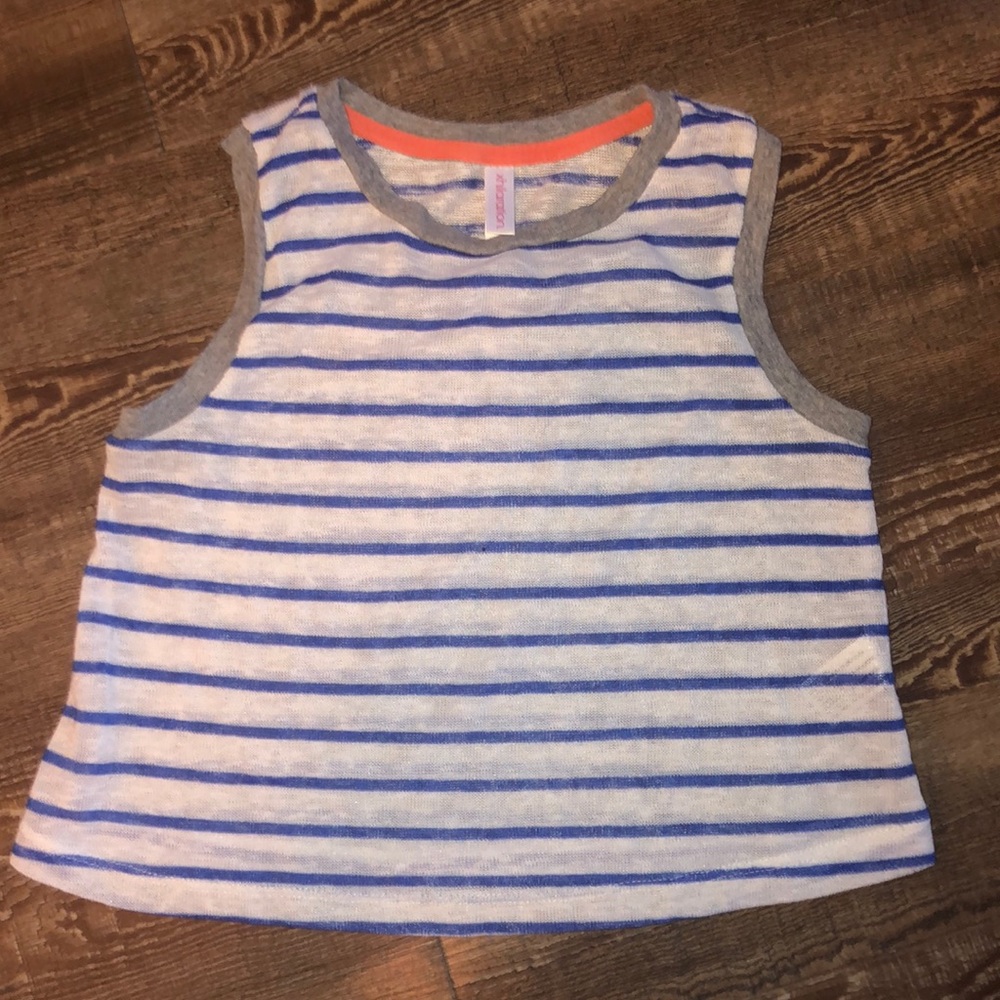 NWOT | xhilaration | XS | Striped Crop Top